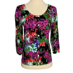 Joseph A. floral cardigan, M
